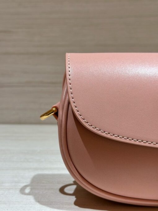 Dior Boby Women’s Handbag, Super Quality Pink Cowhide Leather 21x12x5cm - Image 6