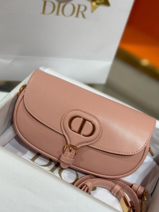 Dior Boby Women’s Handbag, Super Quality Pink Cowhide Leather 21x12x5cm - Image 3