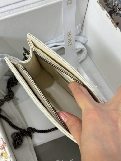 Dior Plaid Women’s Super Quality White Handbag 19cm - Image 7