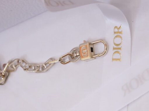 Dior Lady D-Joy Super High-Quality Women’s Handbag Pink Heart Pattern 16.5x10x6cm - Image 8