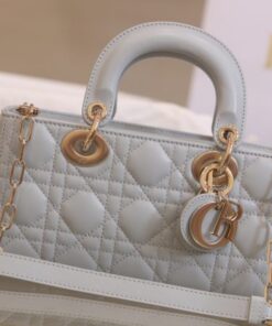 Alternative view of Dior Lady D-Joy Super High Quality Women’s Handbag Gray 22x13x4cm