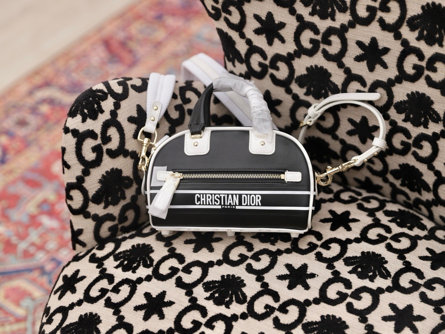 Dior Medium Vibe Women’s Handbag Super Quality Cowhide 24.5×14.5×11.5cm