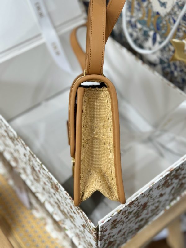 Dior Montaigne Super High Quality Women’s Handbag Yellow 24x17x8cm - Image 6