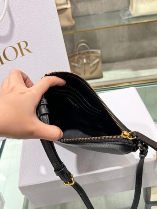 Dior Saddle Super Quality Women’s Handbag Black Cowhide 20x15x4cm - Image 6