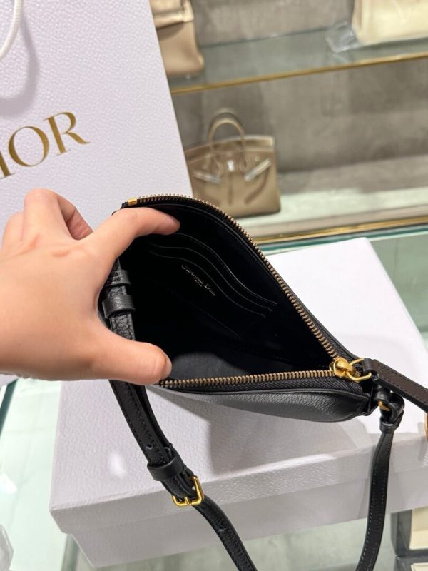 Dior Saddle Super Quality Women’s Handbag Black Cowhide 20x15x4cm - Image 6