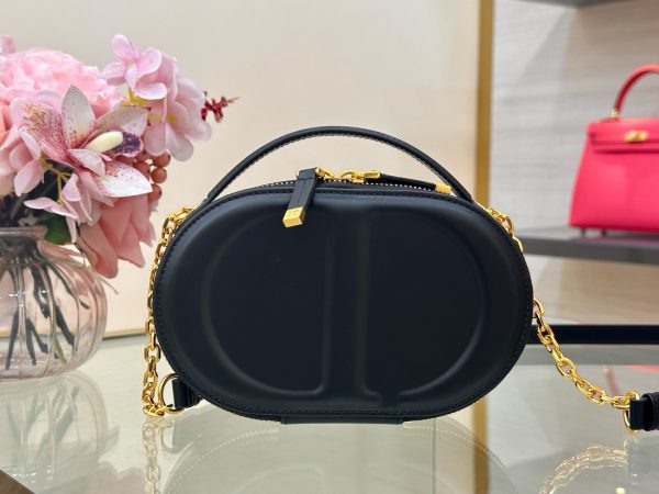 Dior CD Signature Women’s Handbag Black 18x11x6.5cm - Image 2