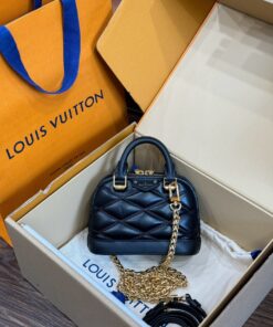 Louis Vuitton Alma Super High Quality Women’s Handbag Black 18x12x8cm