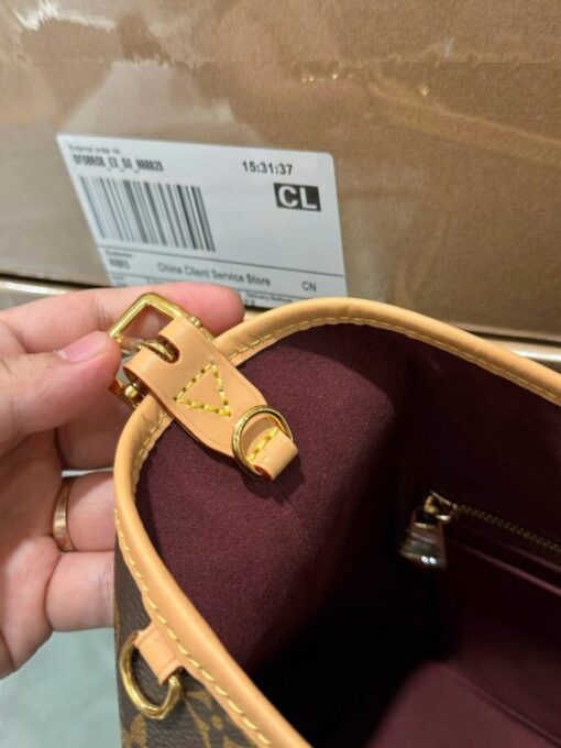 Louis Vuitton Carryall MM Monogram Super Quality Handbag 29x14x12cm - Image 7