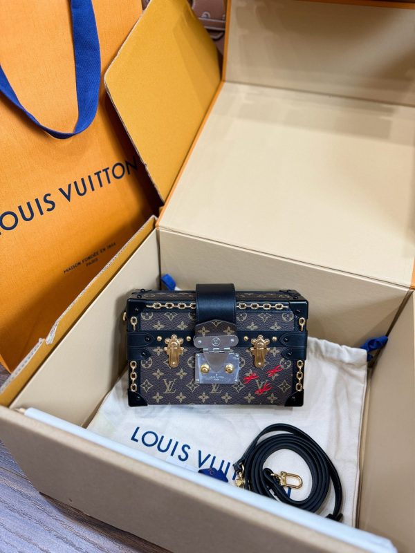 Louis Vuitton Petite Malle Super High Quality Women’s Boxy Handbag 20x12x5cm - Image 2