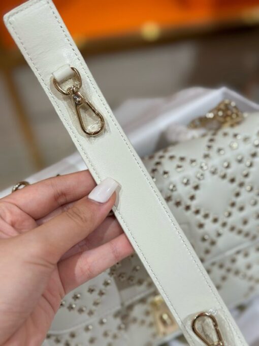 Dior Addict Lucky Like Auth Women’s Handbag White 21x13x3cm - Image 6