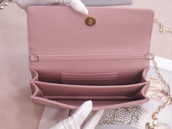 Dior Woc Women’s Handbag Pink Super Quality 21×11.5×4.5cm - Image 8