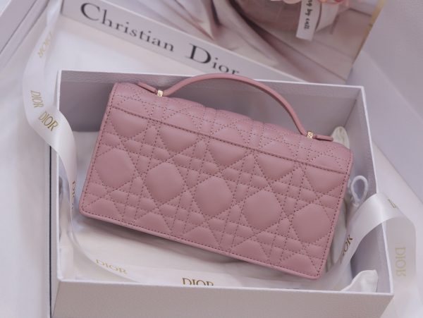 Dior Woc Women’s Handbag Pink Super Quality 21×11.5×4.5cm - Image 4