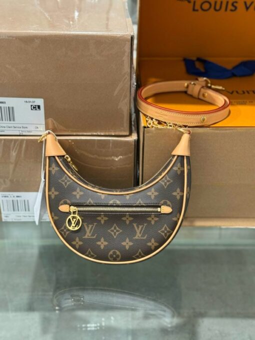 Louis Vuitton LV Loop Monogram Women’s Handbag Super Quality 23x13x6cm - Image 2