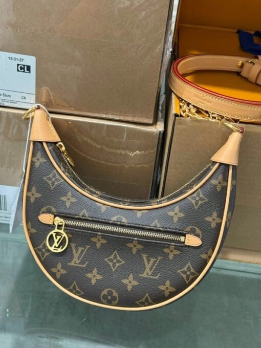 Louis Vuitton LV Loop Monogram Women’s Handbag Super Quality 23x13x6cm - Image 3