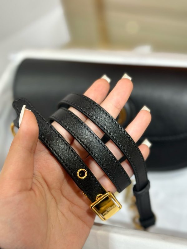 Dior Boby Super High-Quality Handbag for Women, Black Cowhide 21x12x5cm - Image 6