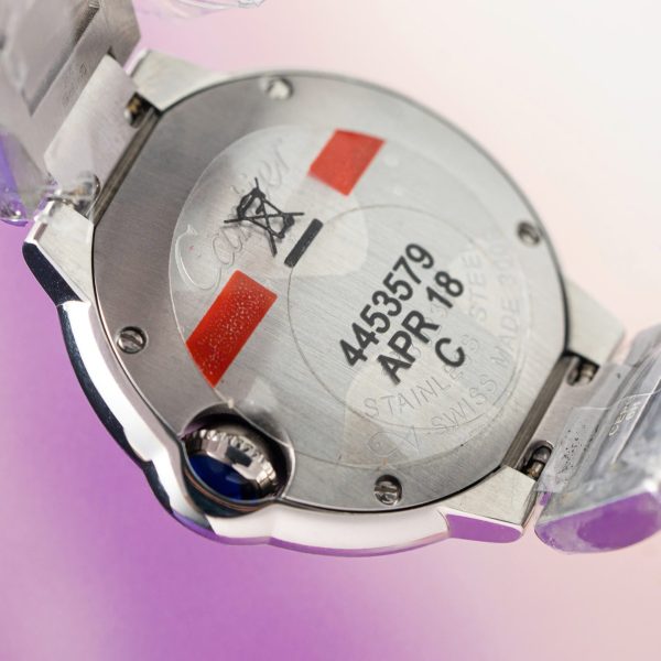 Cartier Ballon Bleu Women’s Replica Watch Swiss Quartz Movement Metal Strap 28mm - Image 10