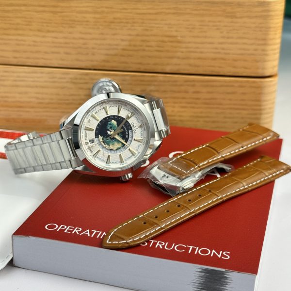 Omega Replica Watches Aqua Terra Worldtimer Metal Wire 43mm - Image 4
