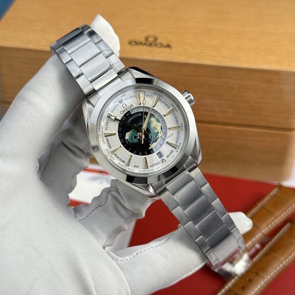 Omega Replica Watches Aqua Terra Worldtimer Metal Wire 43mm - Image 3