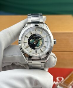 Omega Replica Watches Aqua Terra Worldtimer Metal Wire 43mm