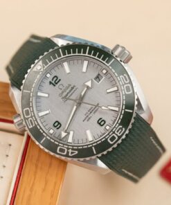 Omega Replica Watches Planet Ocean 600M Dial Gray VS Factory 43.5mm