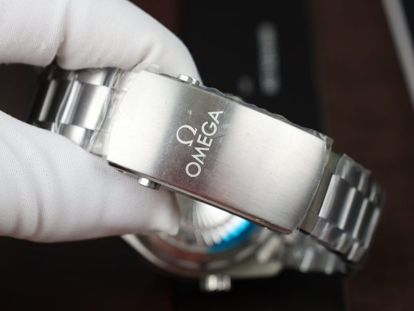 Omega Replica Watch Planet Ocean Metal Strap Dial Black VS Factory 43.5mm - Image 9