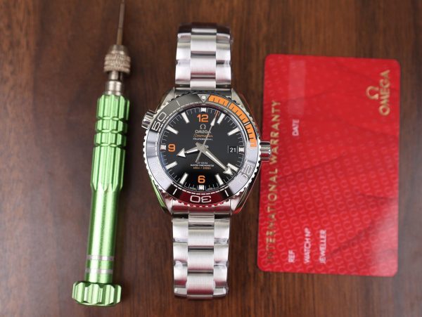 Omega Replica Watch Planet Ocean Metal Strap Dial Black VS Factory 43.5mm - Image 2