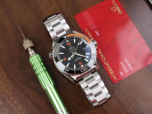 Omega Replica Watch Planet Ocean Metal Strap Dial Black VS Factory 43.5mm - Image 3