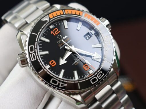 Omega Replica Watch Planet Ocean Metal Strap Dial Black VS Factory 43.5mm - Image 5