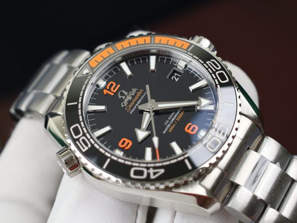 Omega Replica Watch Planet Ocean Metal Strap Dial Black VS Factory 43.5mm - Image 6