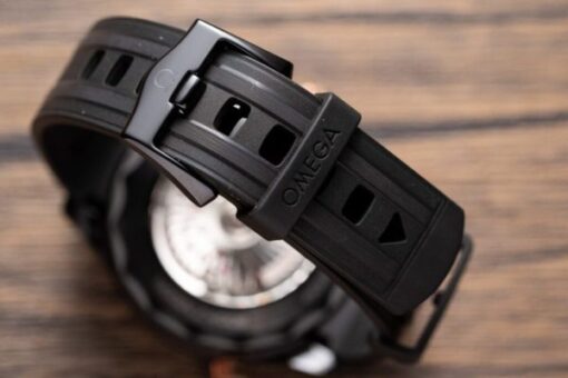 Omega Replica Watch Seamaster Black Dial Rubber Strap VS Factory 42mm - Image 10