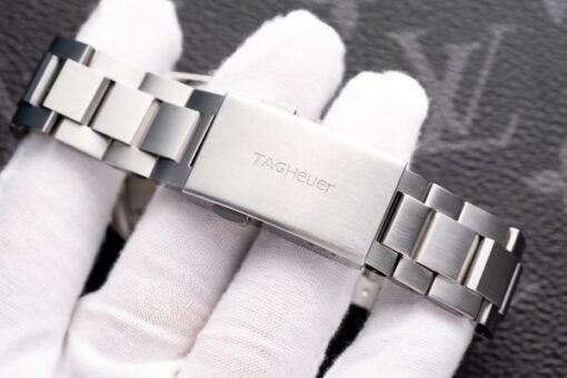 Tag Heuer Aquarace Replica Watch Black Dial Metal Strap 41mm - Image 9