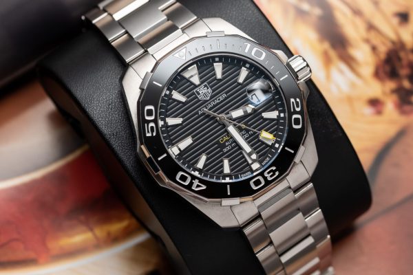 Tag Heuer Replica Watch Aquarace Black Dial Motif Raye 43mm - Image 4