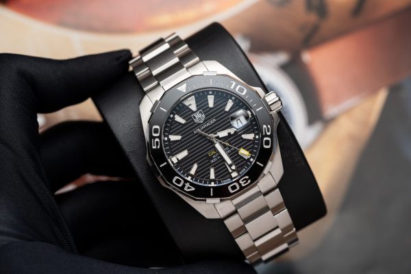Tag Heuer Replica Watch Aquarace Black Dial Motif Raye 43mm - Image 3