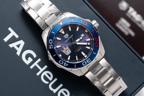 Tag Heuer Fake Watch Aquaracer Henrik Lundqvist Blue Dial 43mm - Image 3