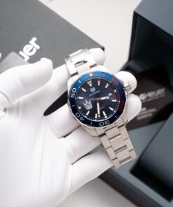 Tag Heuer Fake Watch Aquaracer Henrik Lundqvist Blue Dial 43mm