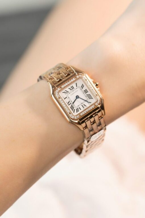 Cartier Panthere Women’s Replica Watch Rose Gold Quartz 27mm - Image 5
