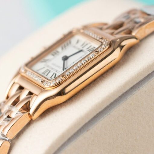 Cartier Panthere Women’s Replica Watch Rose Gold Quartz 27mm - Image 7