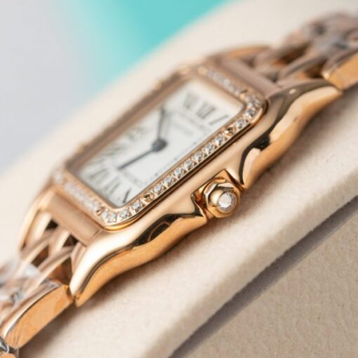Cartier Panthere Women’s Replica Watch Rose Gold Quartz 27mm - Image 6