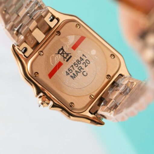 Cartier Panthere Women’s Replica Watch Rose Gold Quartz 27mm - Image 8