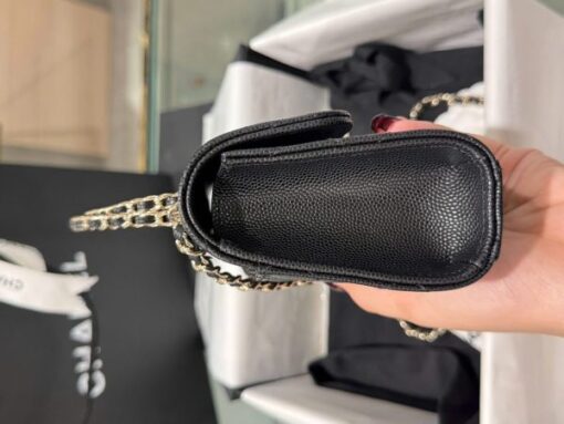 Chanel Kelly 23P Super High Quality Women’s Handbag Black Grained Leather 19x10x4.5cm - Image 7