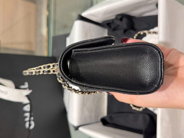Chanel Kelly 23P Super High Quality Women’s Handbag Black Grained Leather 19x10x4.5cm - Image 7
