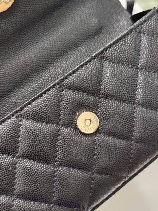 Chanel Kelly 23P Super High Quality Women’s Handbag Black Grained Leather 19x10x4.5cm - Image 9