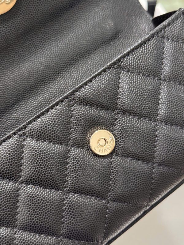 Chanel Kelly 23P Super High Quality Women’s Handbag Black Grained Leather 19x10x4.5cm - Image 9