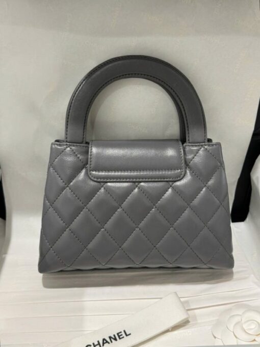Chanel Kelly Replica Women’s Handbag Gray Gold Lock 19x13x7cm - Image 7