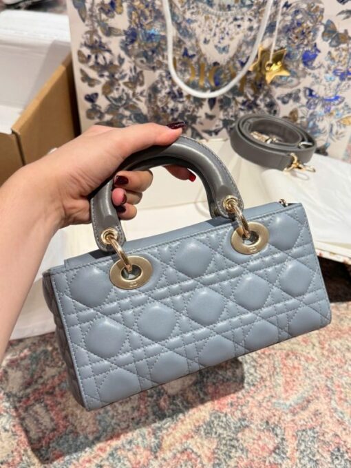 Dior D-Joy Lady Small Replica Women’s Handbag Blue 22cm - Image 5