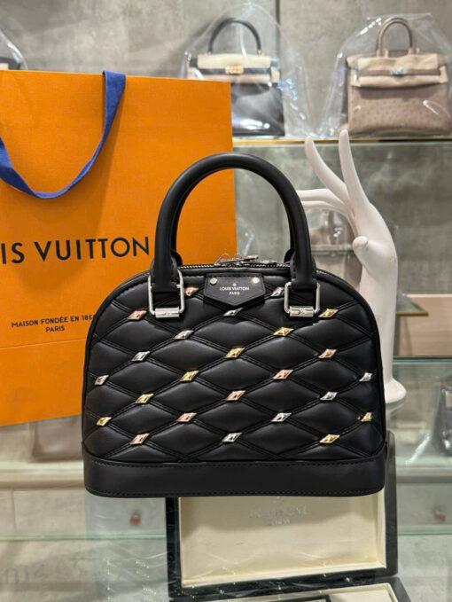 Louis Vuitton LV Alma BB Super High-Quality Women’s Handbag Black 23.5×17.5×11.5cm