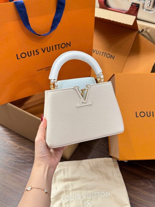 Louis Vuitton LV Capucines Mini Women’s Handbag Super Quality Cowhide 21cm