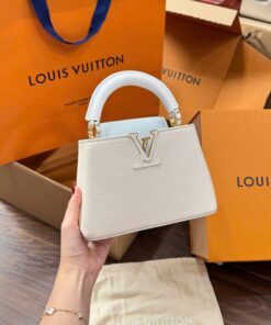 Alternative view of Louis Vuitton LV Capucines Mini Women’s Handbag Super Quality Cowhide 21cm