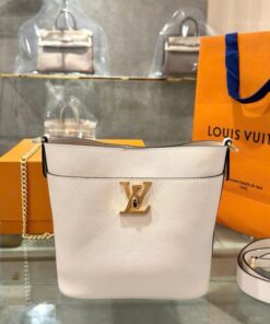 Alternative view of Louis Vuitton LV Lock And Walk Super Premium White Calfskin Handbag 20cm