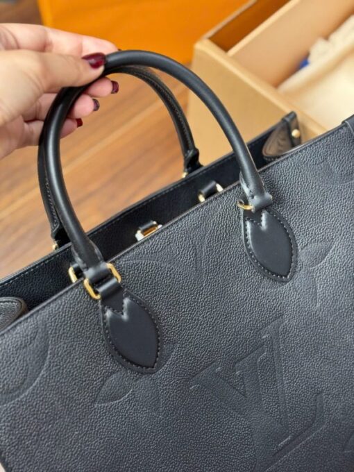 Louis Vuitton LV OnTheGo Super High-End Women’s Handbag Black 35cm - Image 3
